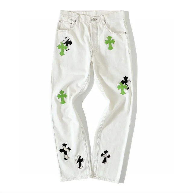 Chrome Hearts Green winte Jeans